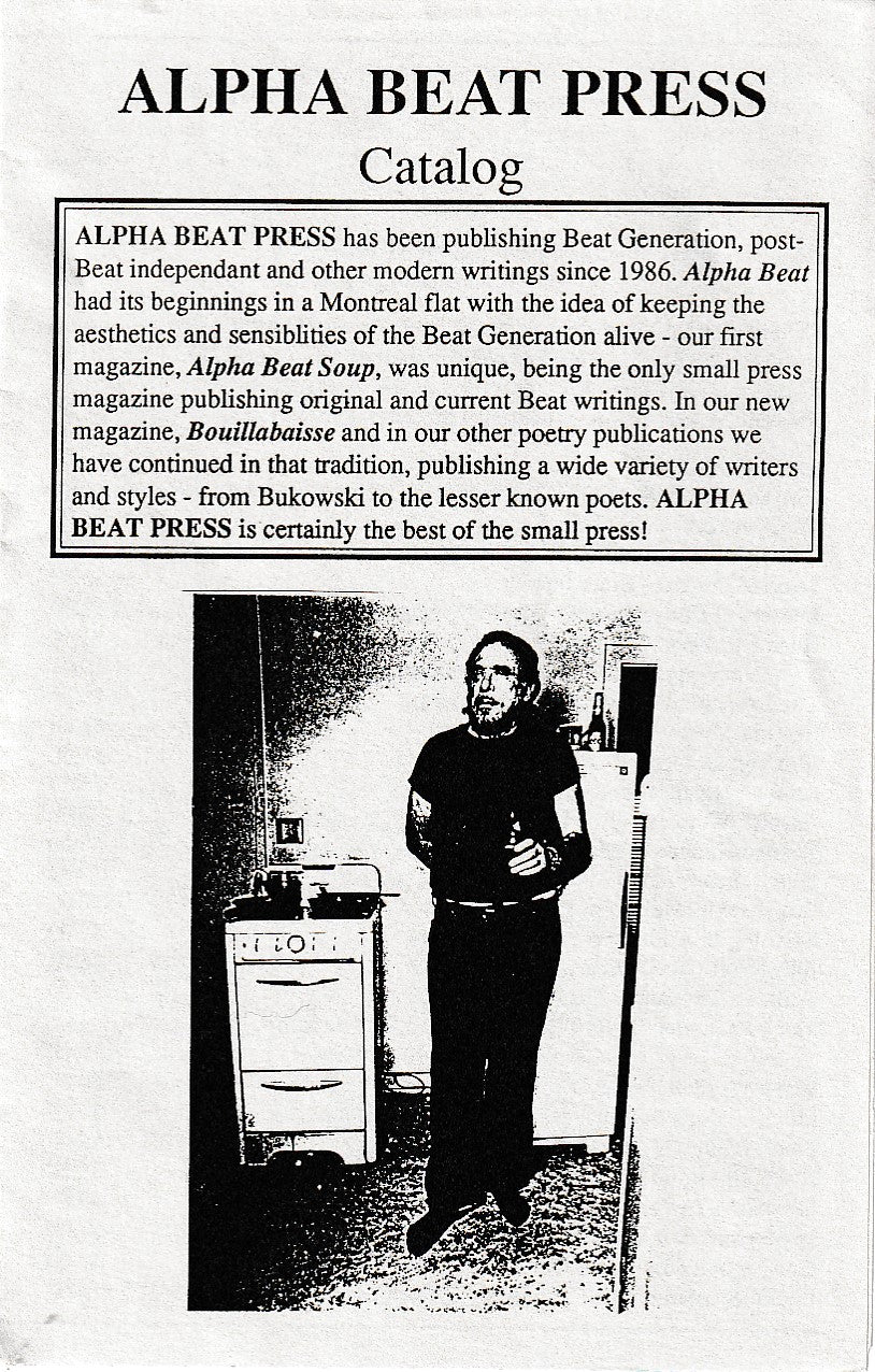 Charles Bukowski & ALPHA BEAT PRESS 1988-1994: Nine Uncollected Poems (18 total)