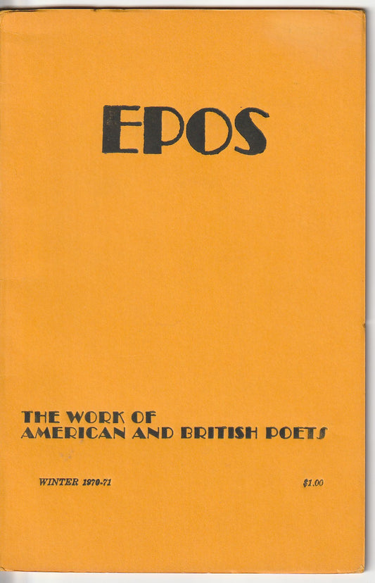 EPOS Vol. 22, No 2 -- First Appearance of Blues Song (1970)