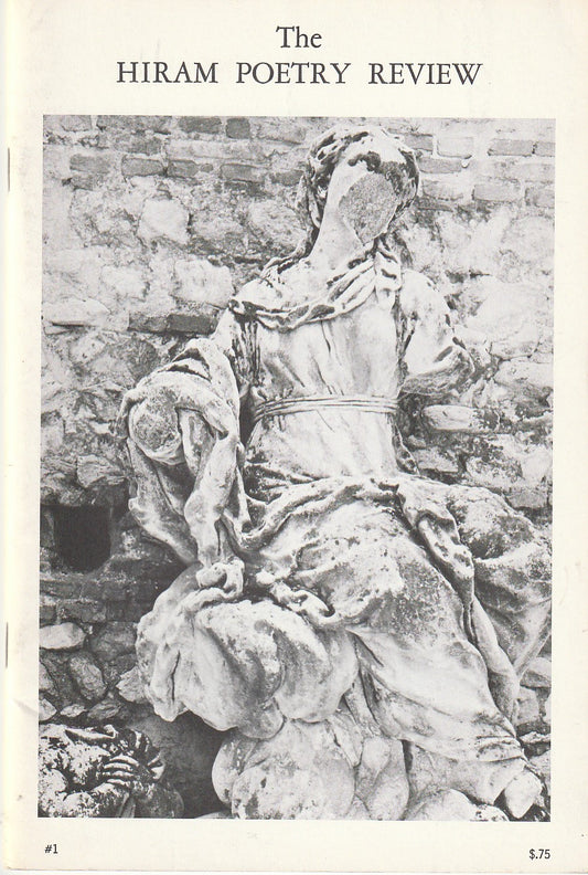 Hiram Poetry Review No. 1 -- Two First Appearance Charles Bukowski Poems (1966)