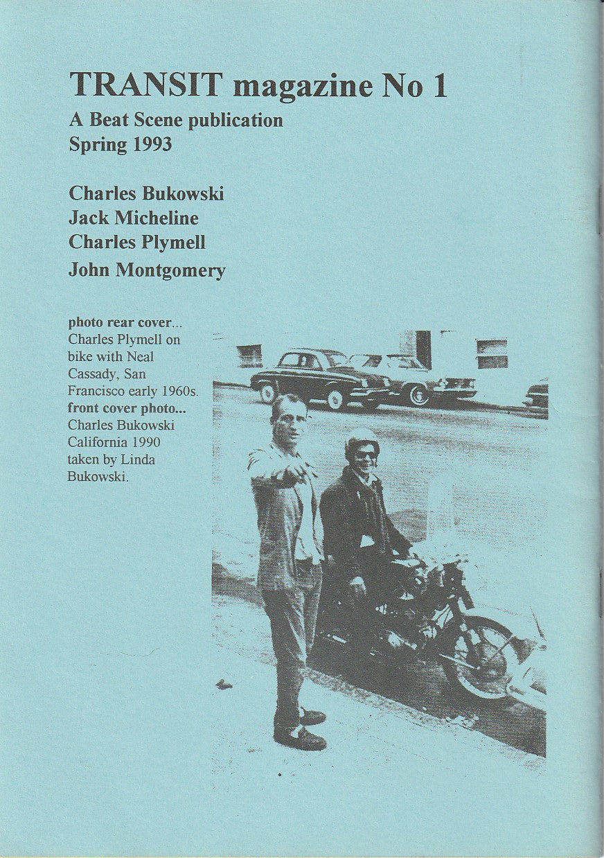 Transit No. 1 -- One Uncollected Poem, One Excerpt, Three First Appearance Charles Bukowski Poems (1993)