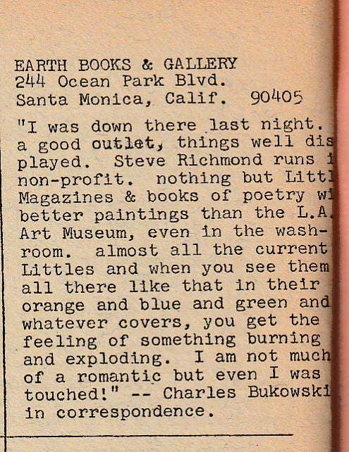 OLE 4: Book Advertisement, Book Review, Product Review and One First Appearance Poem (1966)