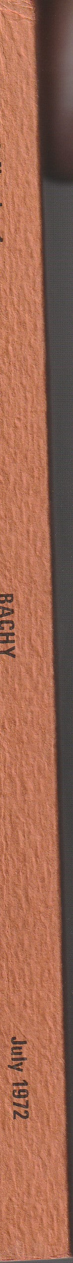 Bachy Vol. 1, No. 1 -- One Uncollected, Two First Appearance Charles Bukowski Poems (1972)