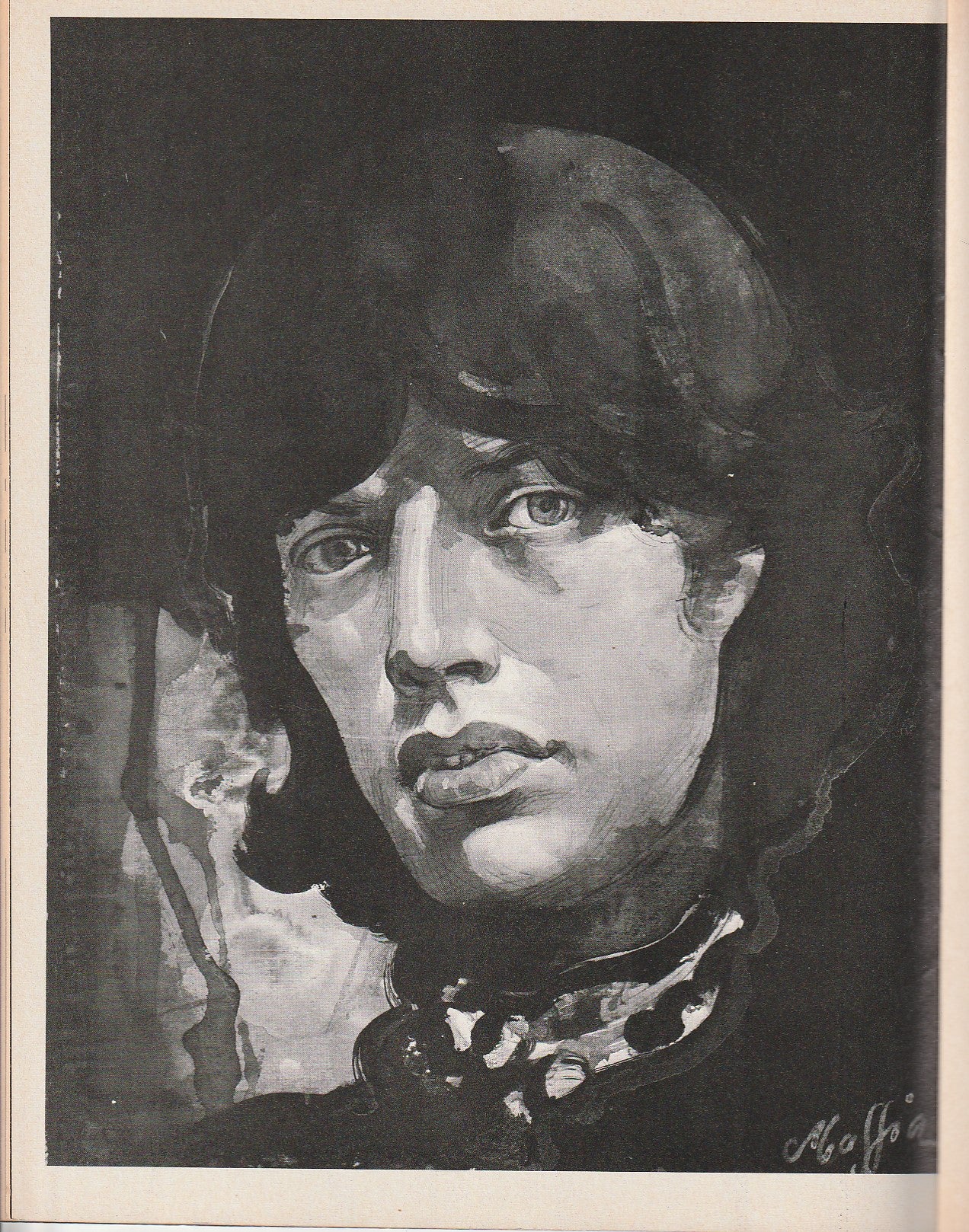 Knight April 1970 -- First Appearance Short Story by Charles Bukowski: The Great Zen Wedding (1970,) Plus Mick Jagger Photos