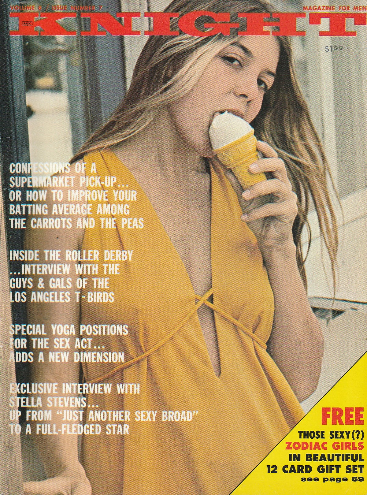 Knight November 1970 -- Unedited Chapter from Post Office by Charles Bukowski, Plus Spread on George Lucas and THX 1138