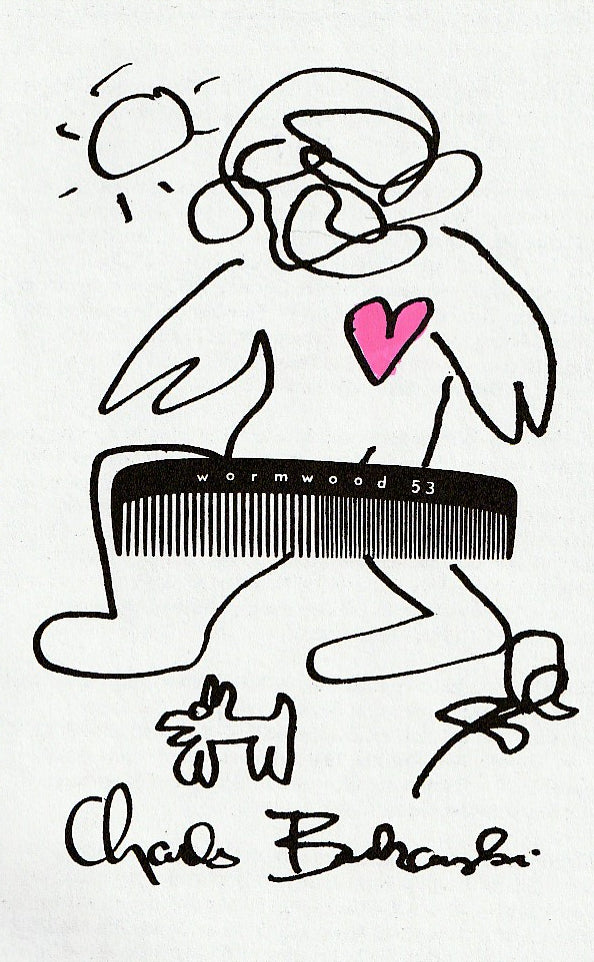 Wormwood Review 145 – 146 #539/600 -- Final Issue: Special Marvin Malone Issue of Wormwood Review with Charles Bukowski Drawings and Short Poem, Malone, Malone.