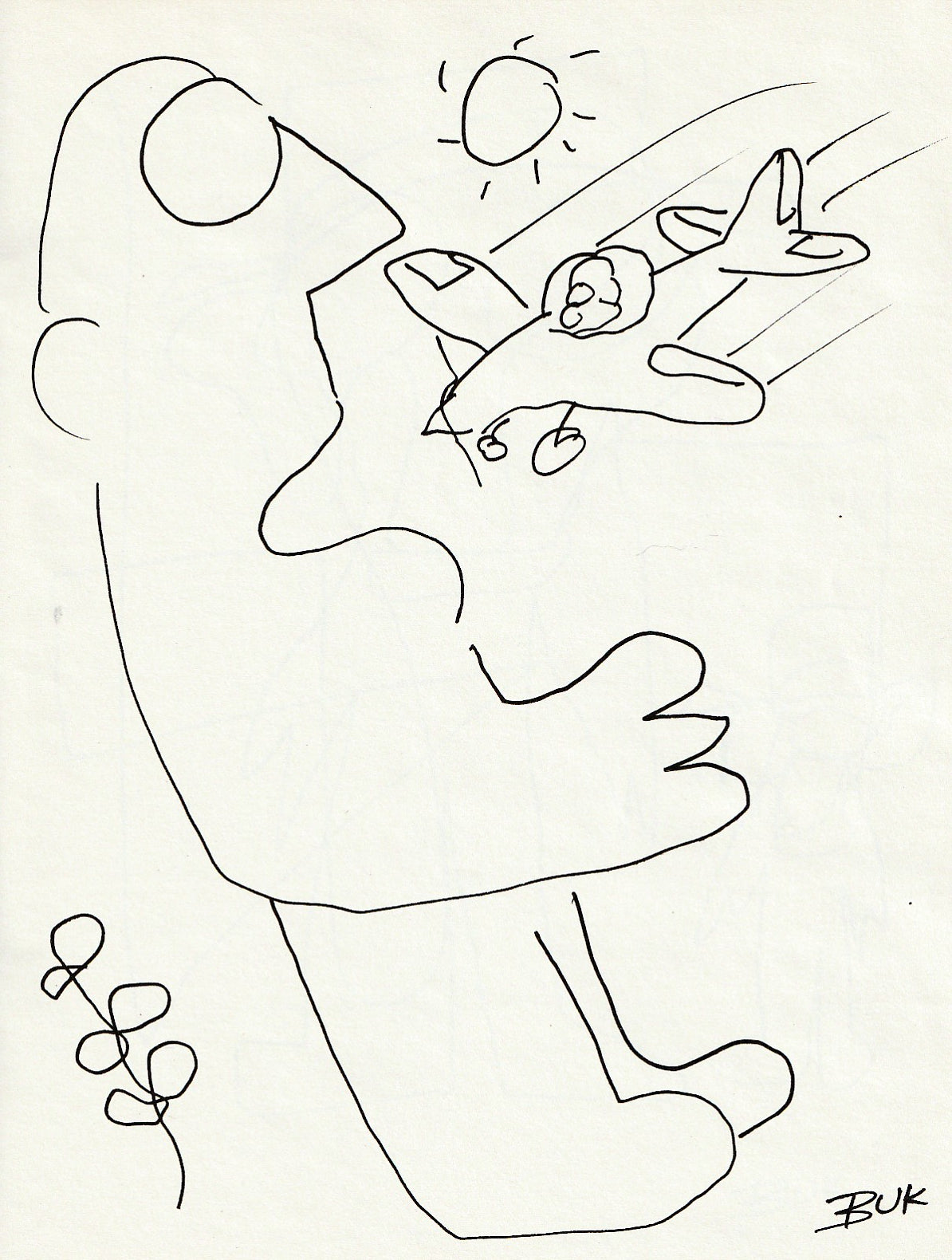 (#269/300) Under the Influence: Drawings, Photographs, and First Appearance Poem by Charles Bukowski