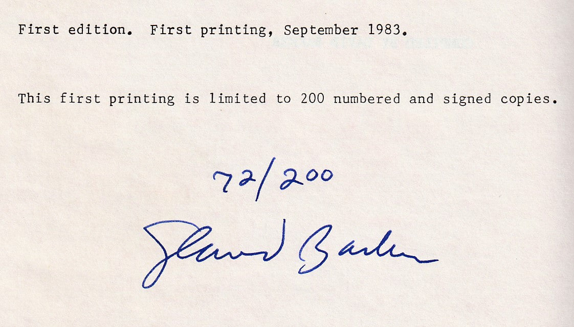 Signed by Author: Charles Bukowski A Bibliographic Price Guide by David Barker (#72/200)