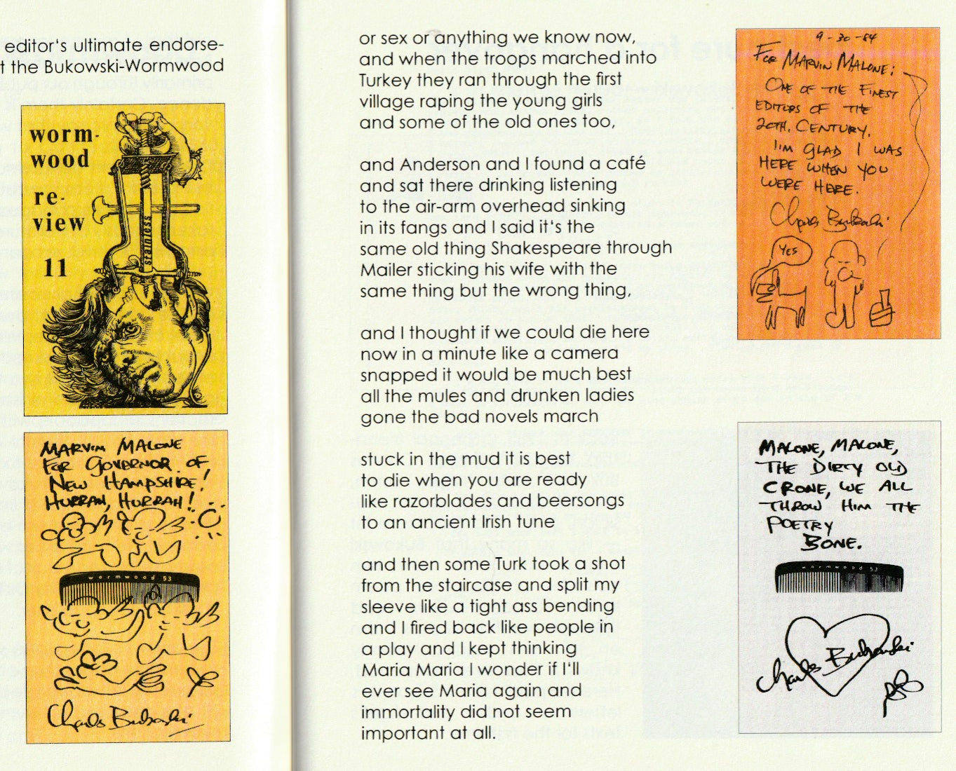 Buk 100: Tribute Chapbook to Charles Bukowski on His 100th Birthday (#55/100)