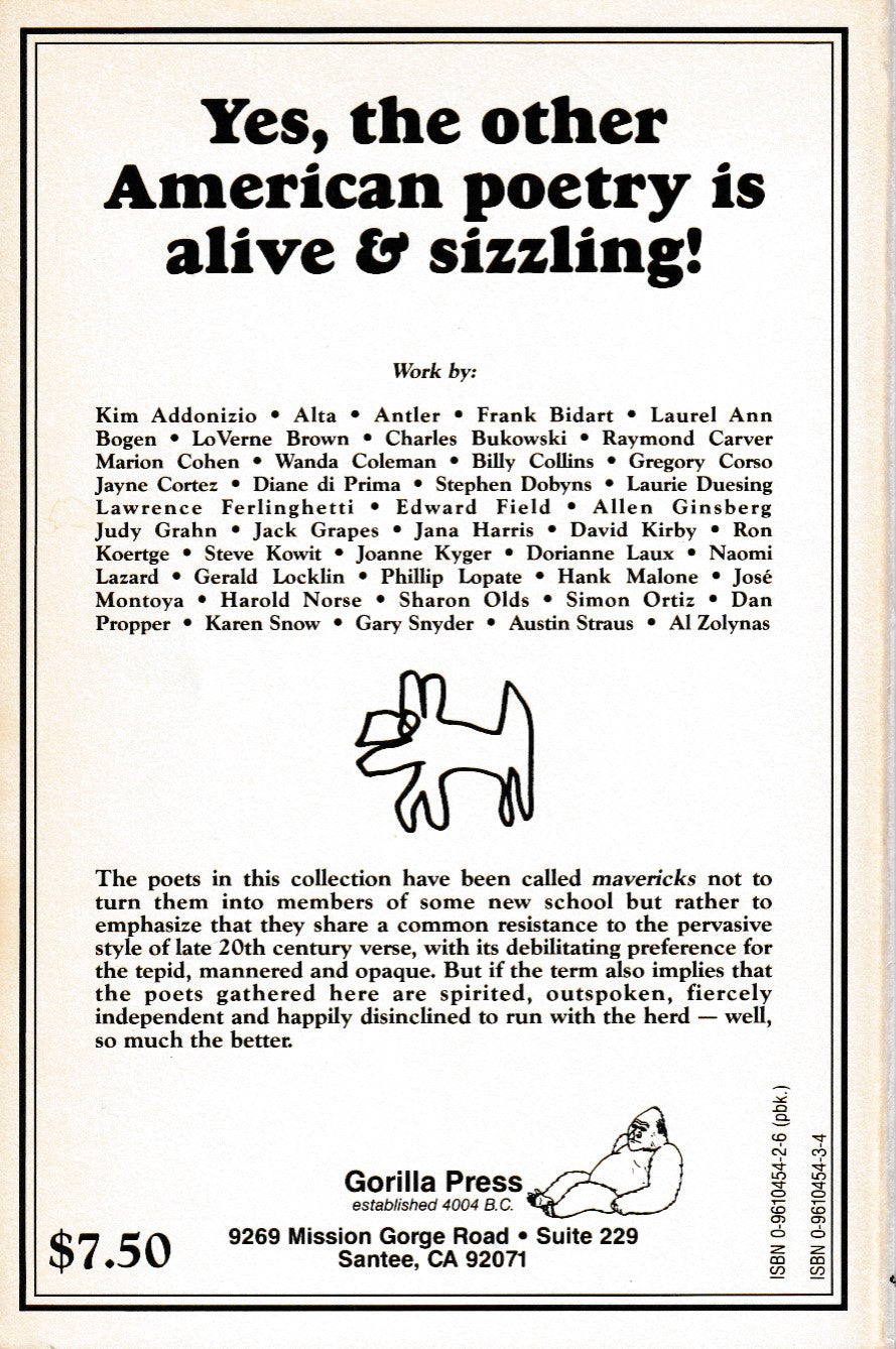 Six Poems and 15 Bukowski Drawings in The Maverick Poets: An Anthology