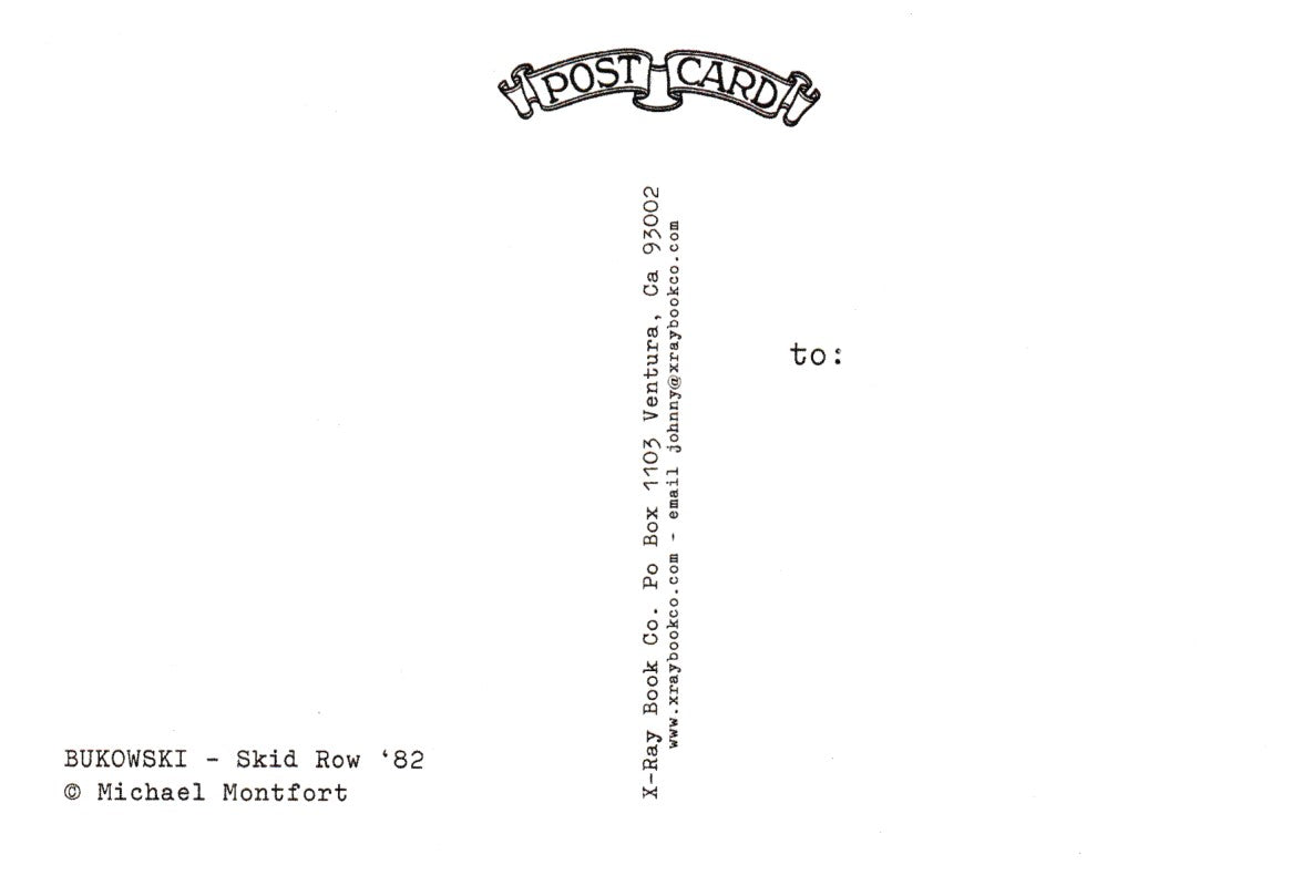 Limited Edition #40/100: POOP -- Photographs of Charles Bukowski by Michael Montfort
