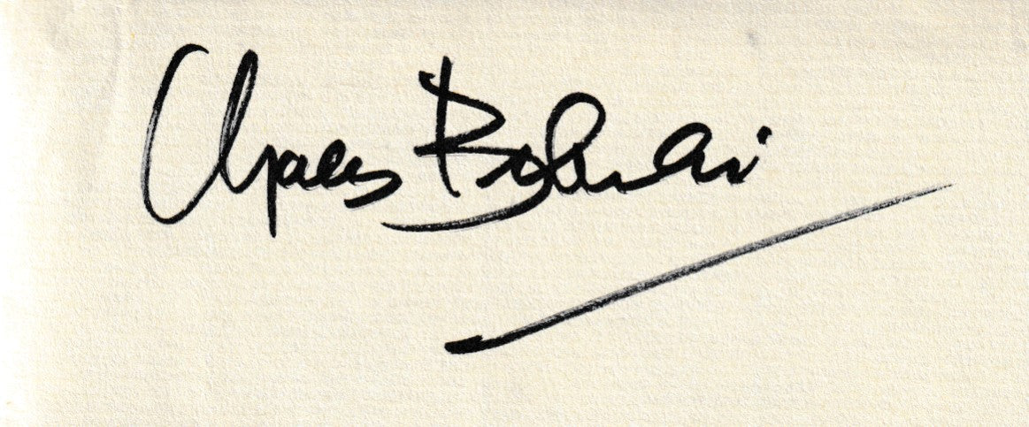 Signed by Charles Bukowski: Dear Mr. Bukowski, German Limited Edition (1/100)