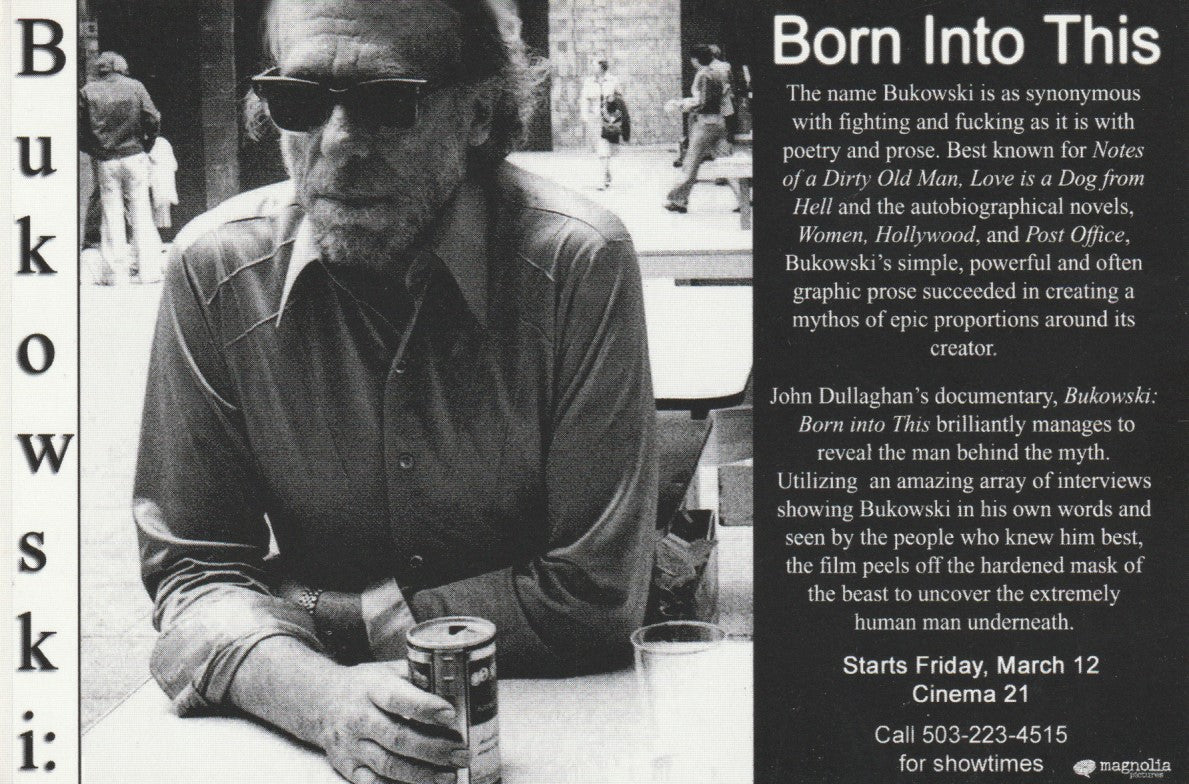 Promotional Postcard and DVD for Documentary “Born Into This” (2003)