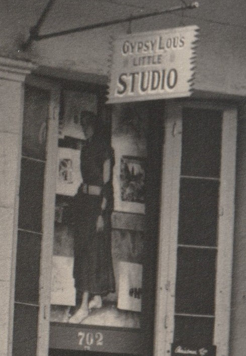 Original Vintage Photographs of Gypsy Lou Webb’s Studio