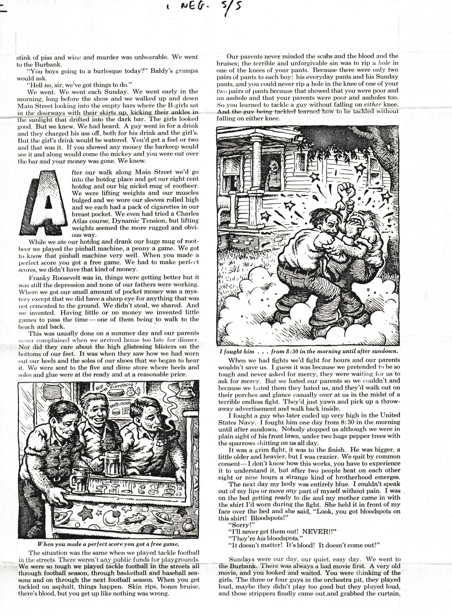 Signed Issue of Arcade 3 with a Bukowski Short-Story Illustrated by R. Crumb