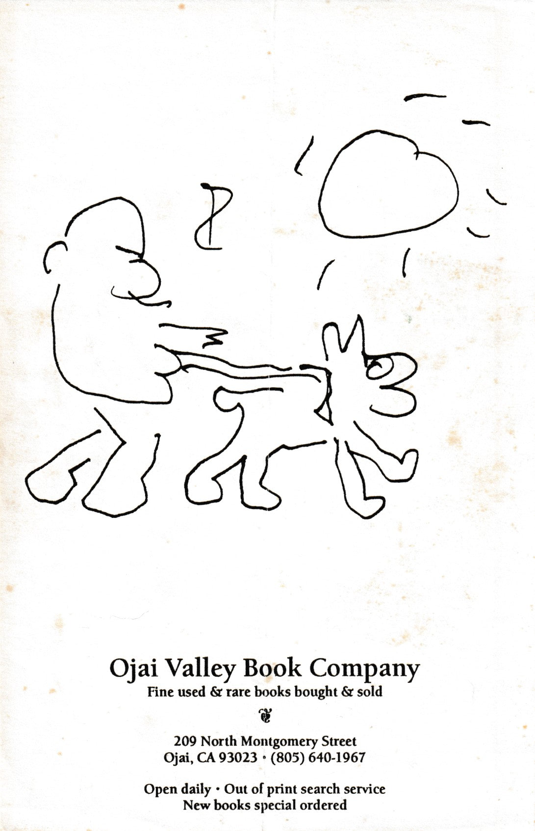 Ojai Valley Book Company Flyer