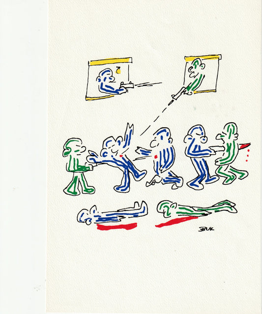 Original Charles Bukowski Serigraph from “Pulp”