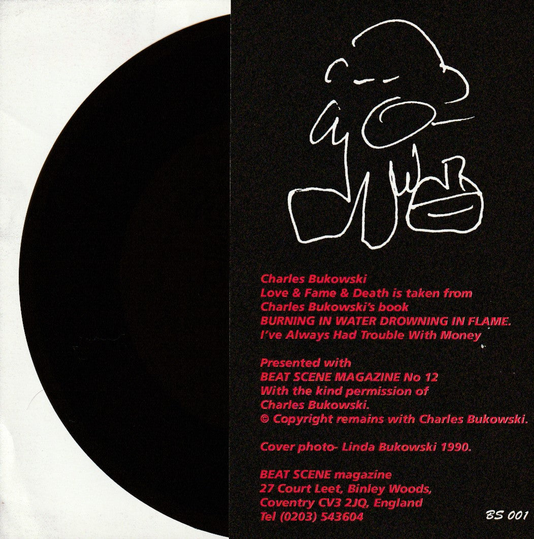 Flexi Disc Recording of Bukowski Reading in Hamburg, Germany, May 5, 1978