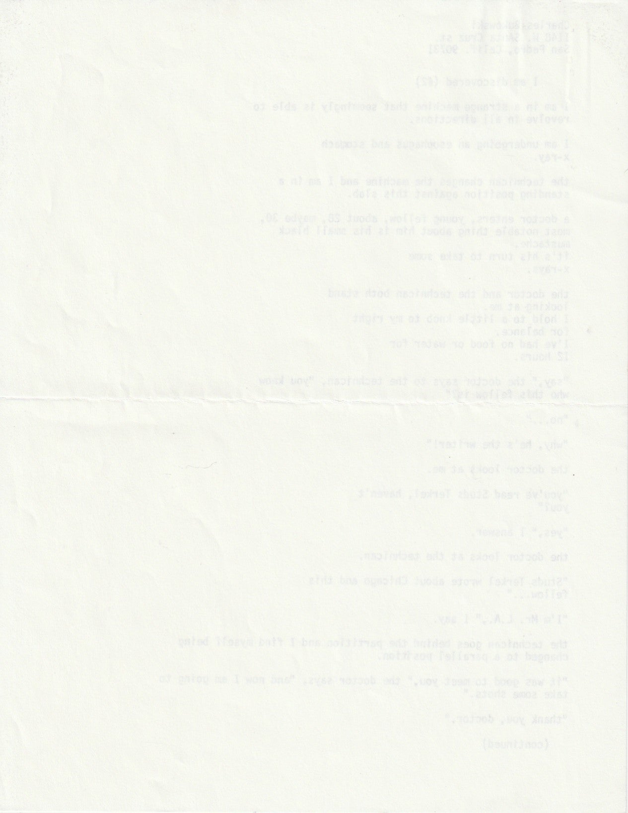 I Am Discovered #1 & #2: Two Unpublished Manuscripts by Charles Bukowski