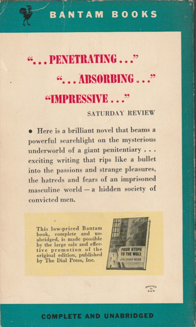 Four Steps to the Wall by Jon Edgar Webb: Bantam Books Mass Market Paperback (1953)