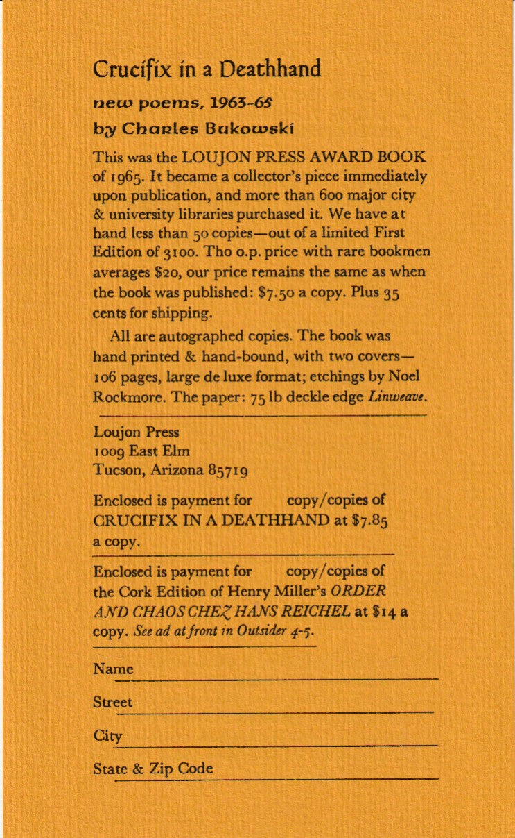The Outsider 4/5 -- Pristine Hardcover Copy (1/500) with Ephemera