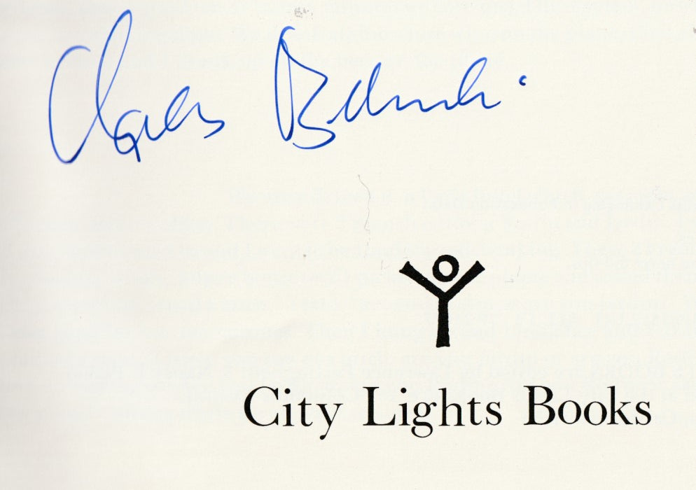 Signed by Bukoski with Book Description Signed by Ferlinghetti: Shakespeare Never Did This (1979)