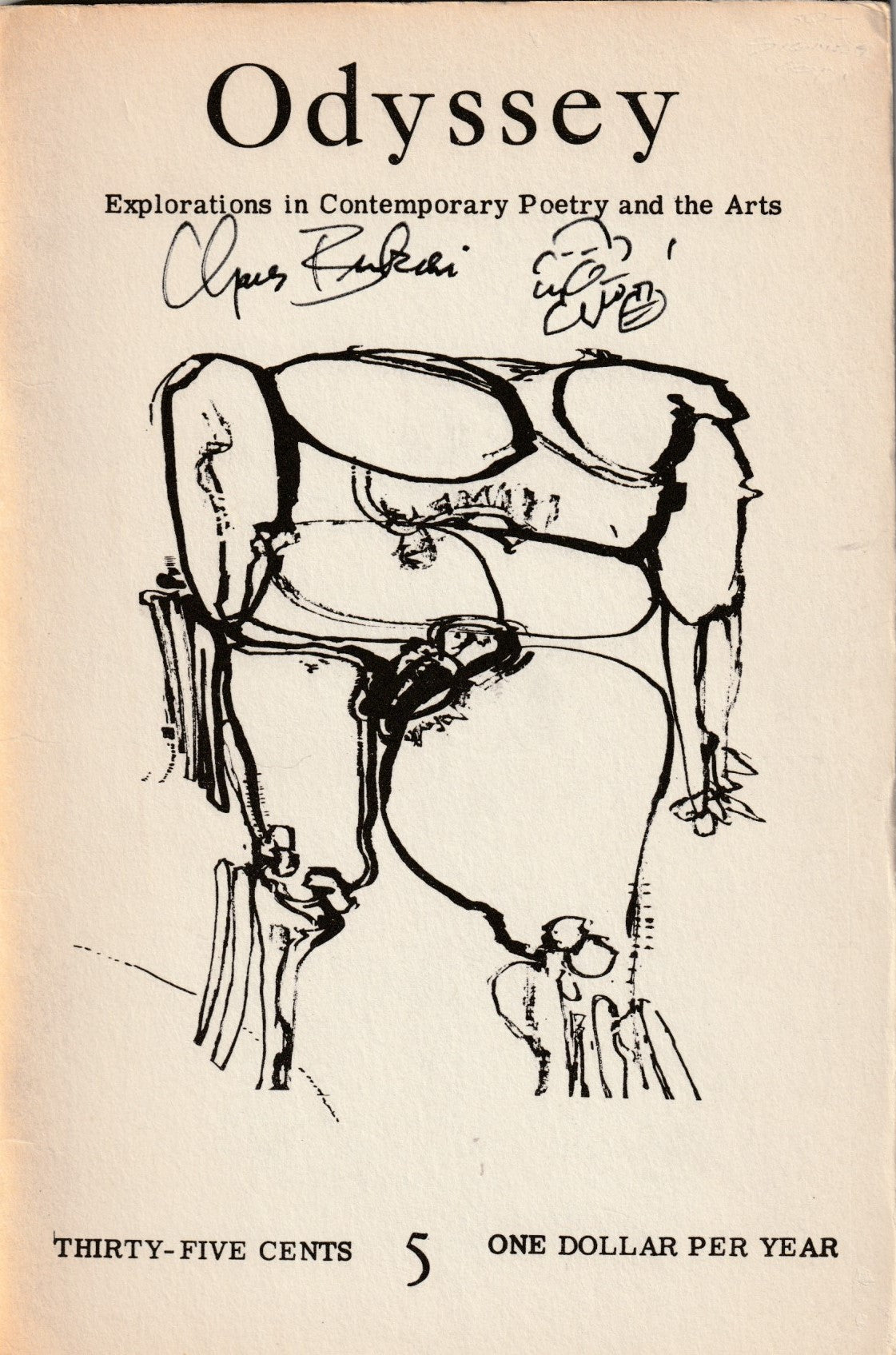 Odyssey -- Signed by Charles Bukowski (1959)