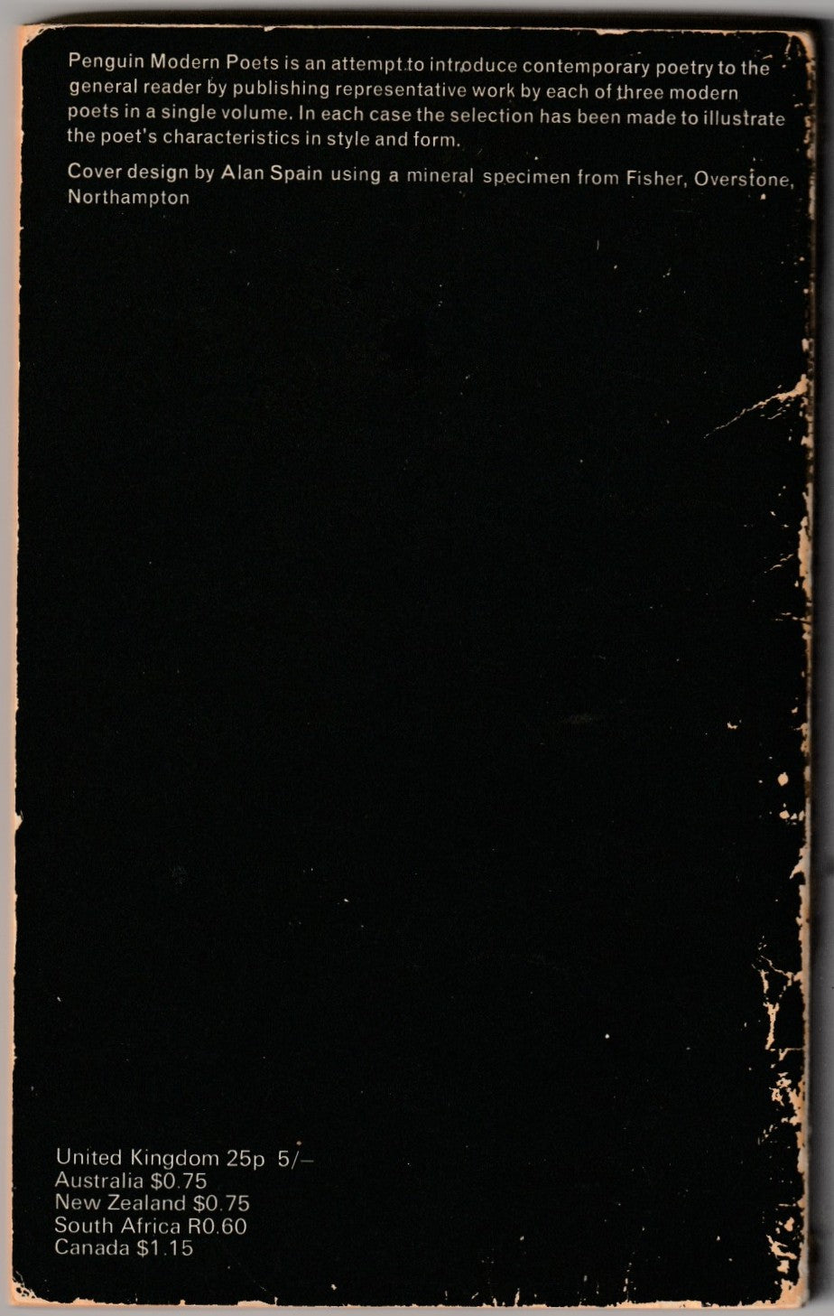 Penguin Modern Poets 13: Inscribed by Charles Bukowski to Irish Poet James Liddy