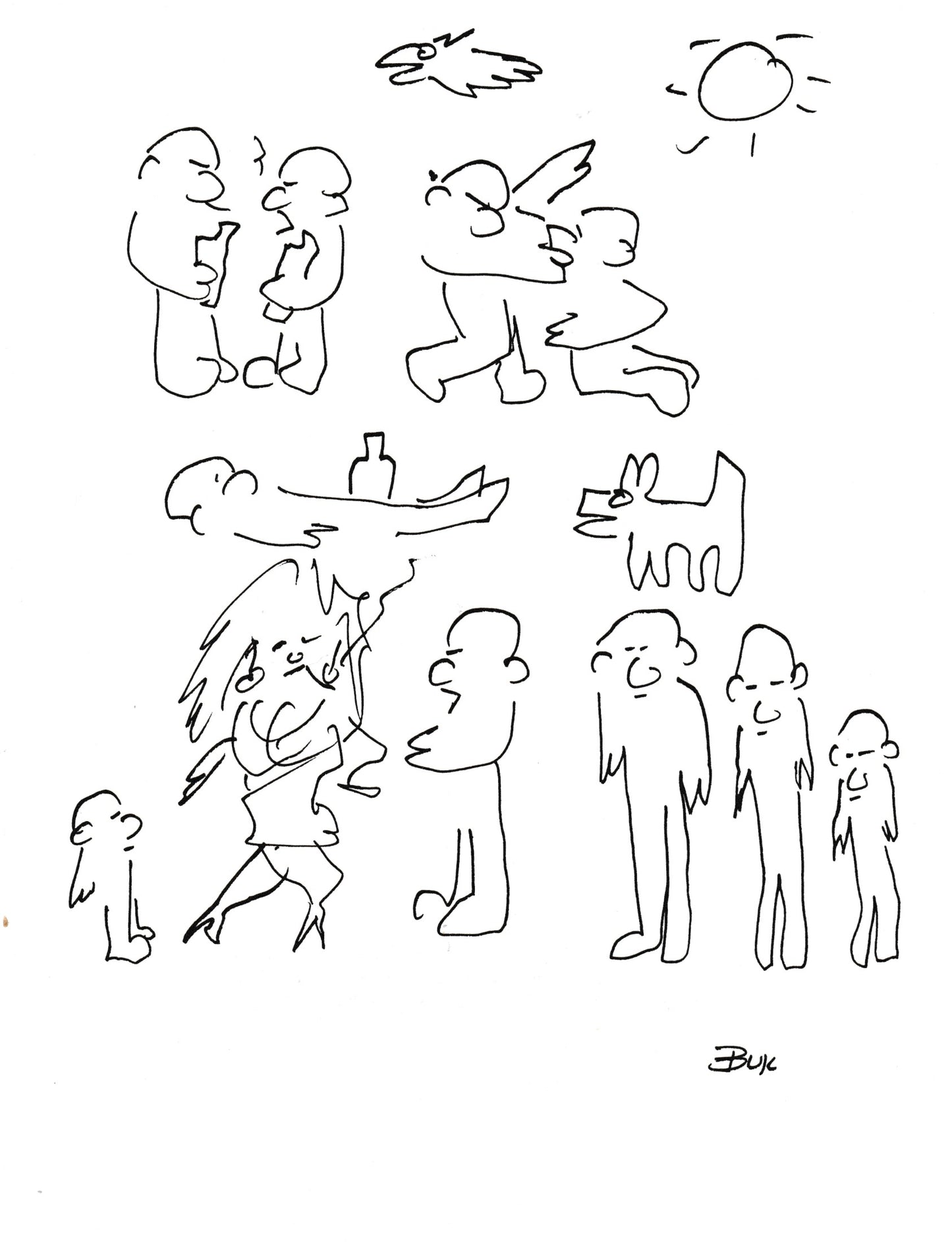 Four Bukowski Prints #5/73 (1997)