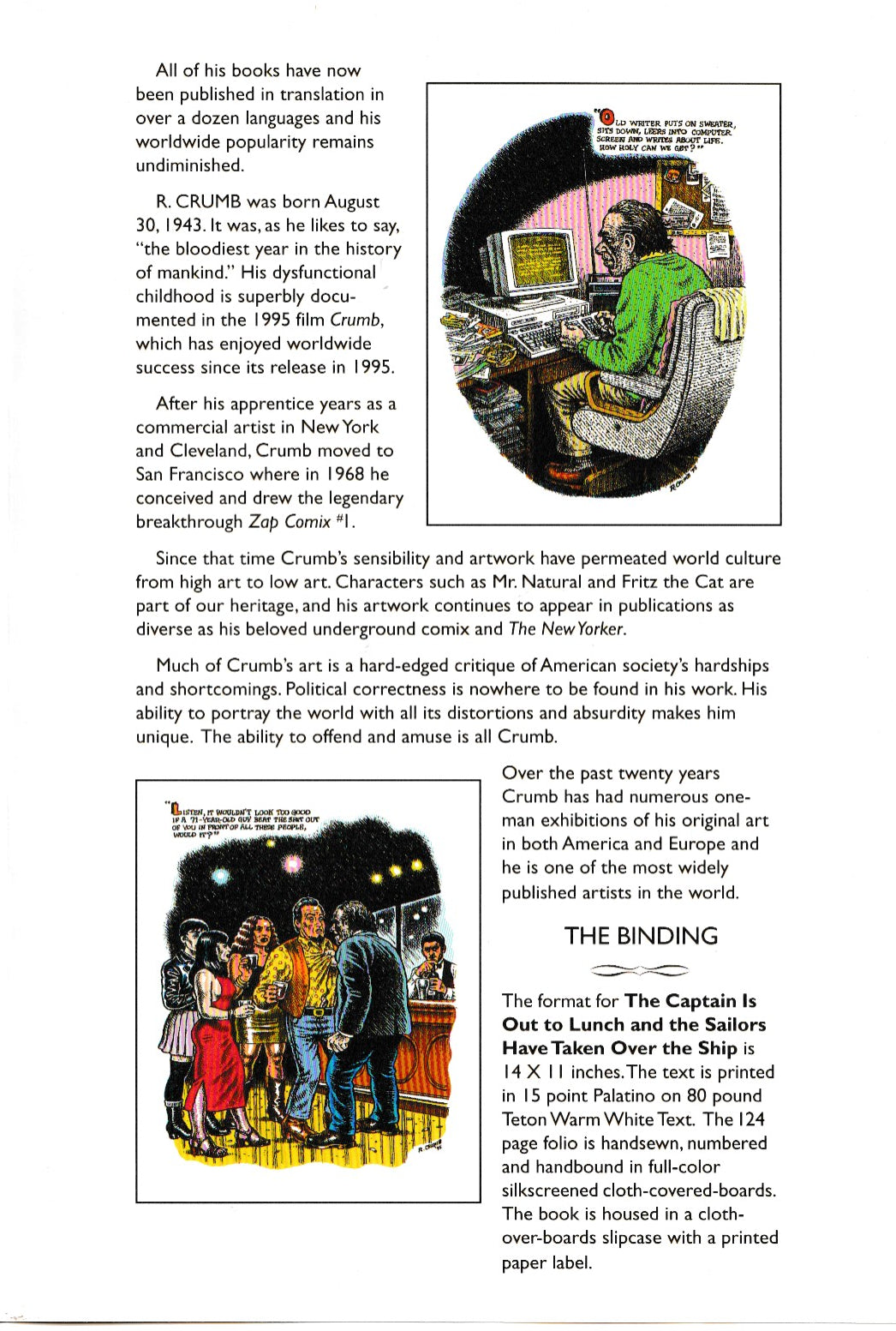 The Captain is Out to Lunch with Prospectus: Published by Black Sparrow Graphic Arts (46/175)