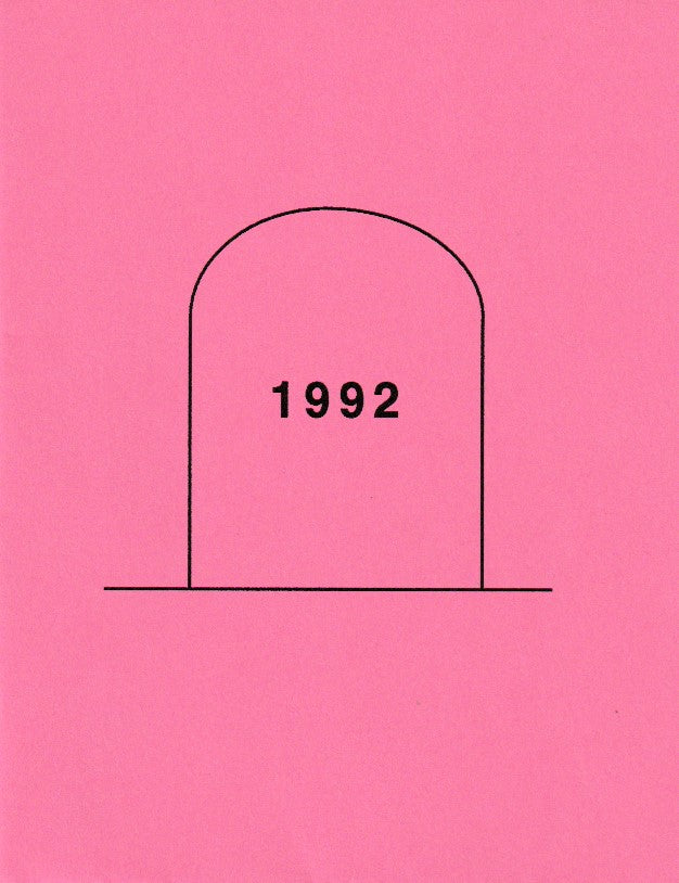 Cooney New Years Card with Excerpt from Bukowski Letter (#61/75), Pink Variant
