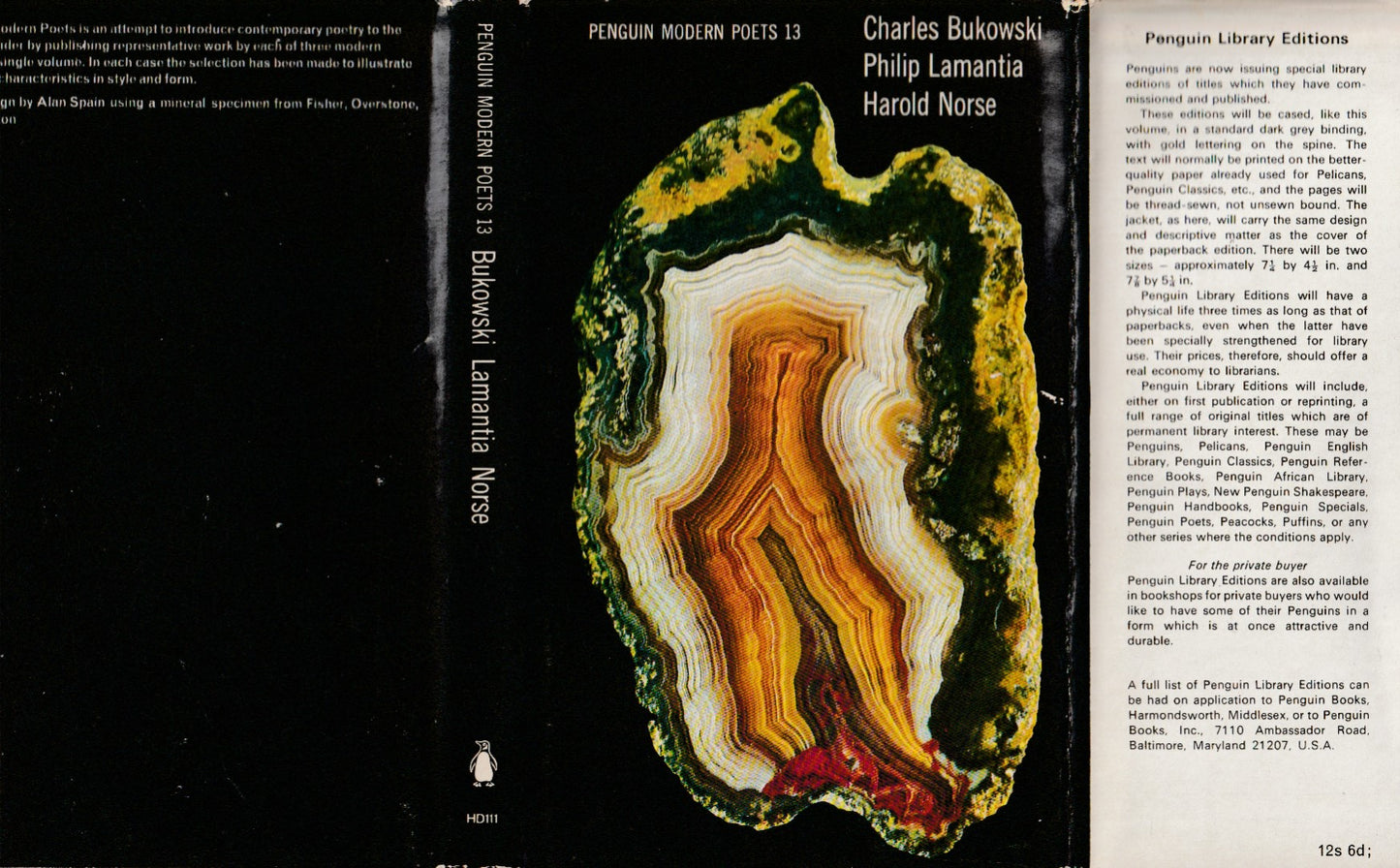 Hardcover: Penguin Modern Poets 13 -- 25 Charles Bukowski Poems (1969)
