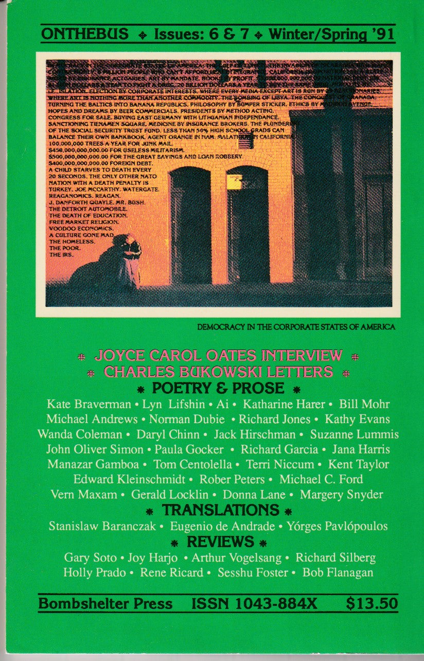 ONTHEBUS -- Two Poems, One First Appearance (1990)