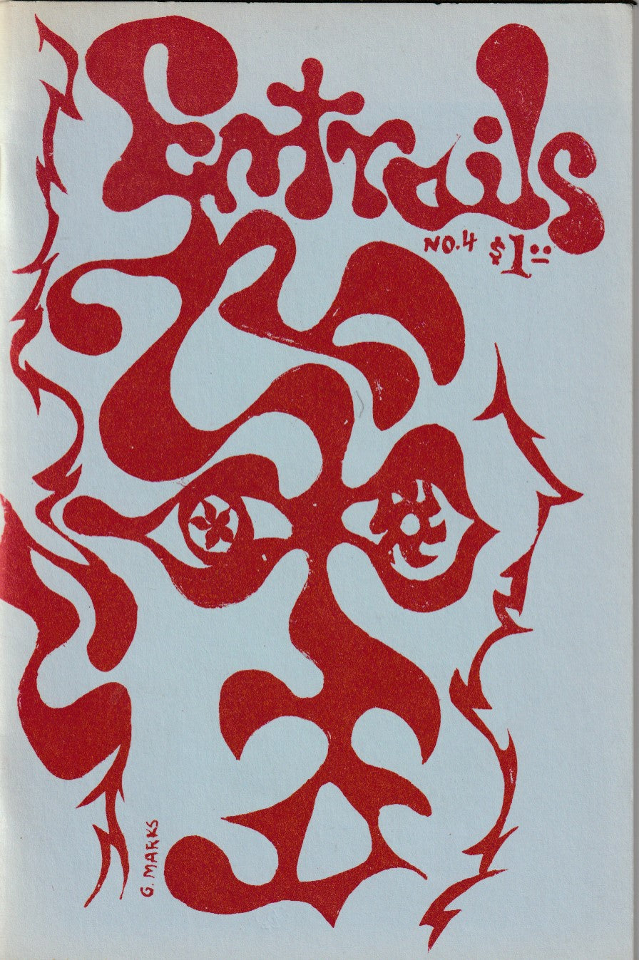 Entrails 4 -- One Uncollected Charles Bukowski Poem (1967)