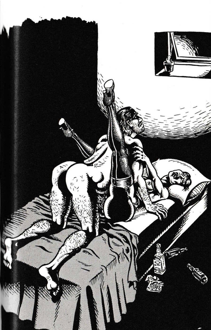 Love Tale of the Hyena -- German Edition of Women by Charles Bukowski with Nine Illustrations by Spain Rodriguez