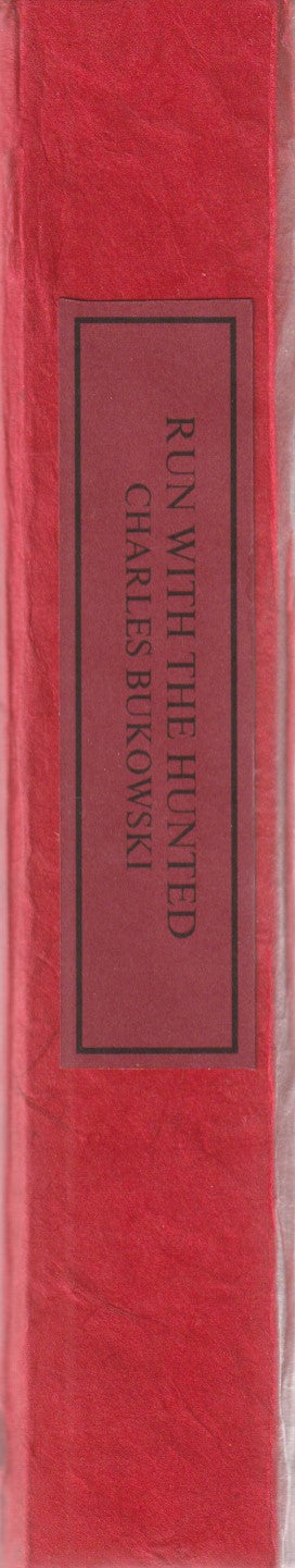 Run with the Hunted (1962) – Signed by Charles Bukowski with Drawing, Announcement and Custom Box