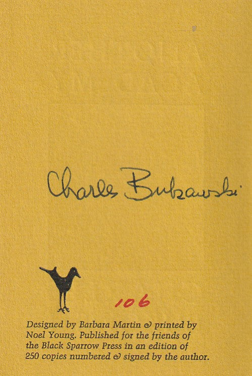 Another Academy – Charles Bukowski Broadside (#106/250)