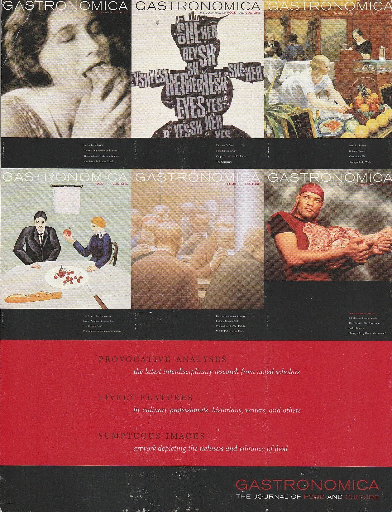 Gastronomica Vol. 1, No. 4. Fall 2001 – One Charles Bukowski Poem