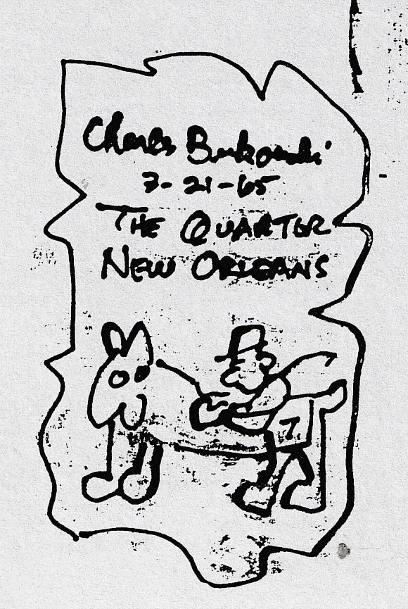 Crucifix In A Deathhand – From the Estate of Louise Webb and Ed Blair (Bukowski)