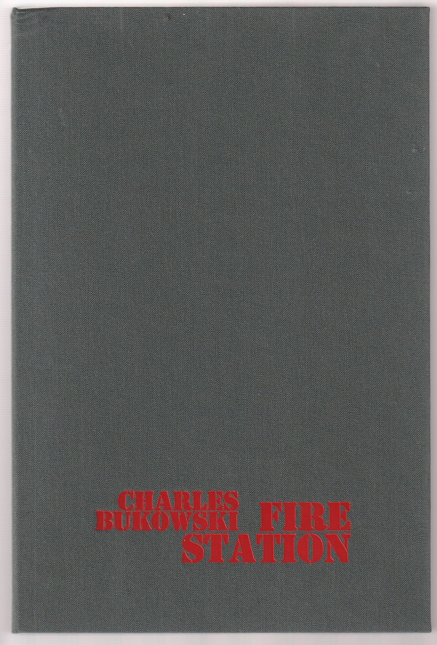 Hardcover Fire Station with Book Jacket, Prospectus and Custom Box (1/100)