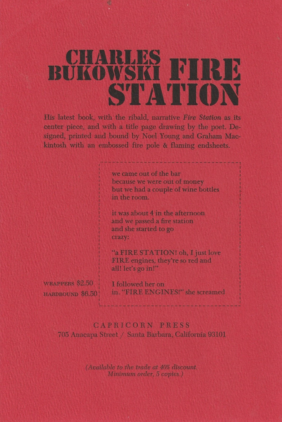 Hardcover Fire Station with Book Jacket, Prospectus and Custom Box (1/100)