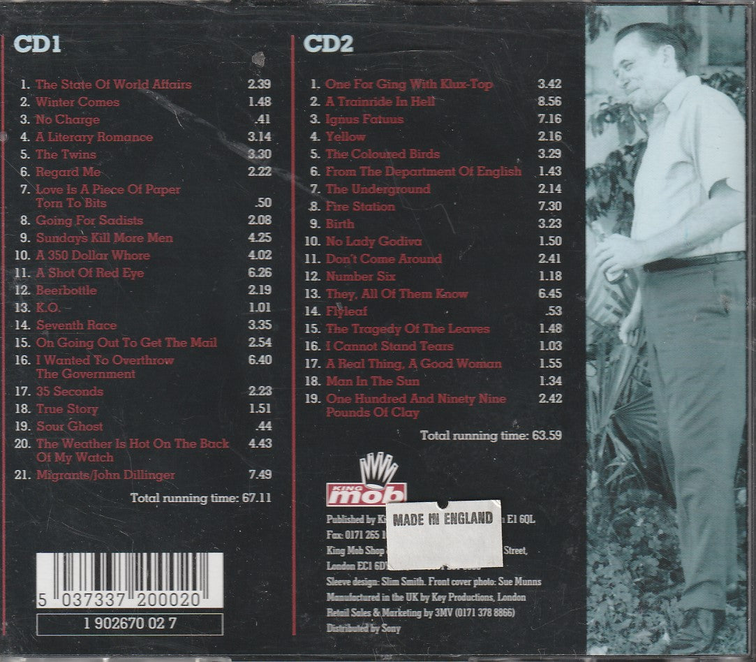 At Terror Street and Agony Way: Bukowski Home Recording from 1969 (Zapple)