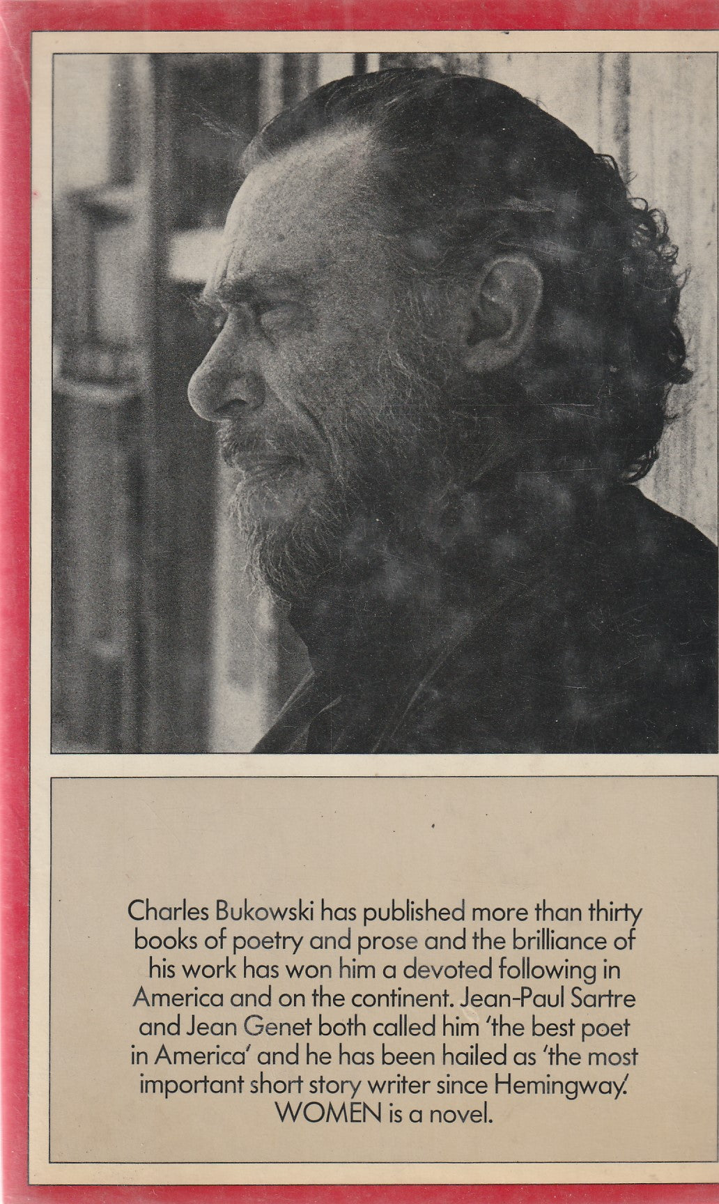 Women: Hardcover First UK Edition by Charles Bukowski