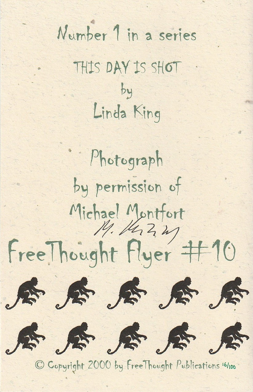 Me and Bukowski: This Day is Shot, Signed by Linda King and by Michael Montfort
