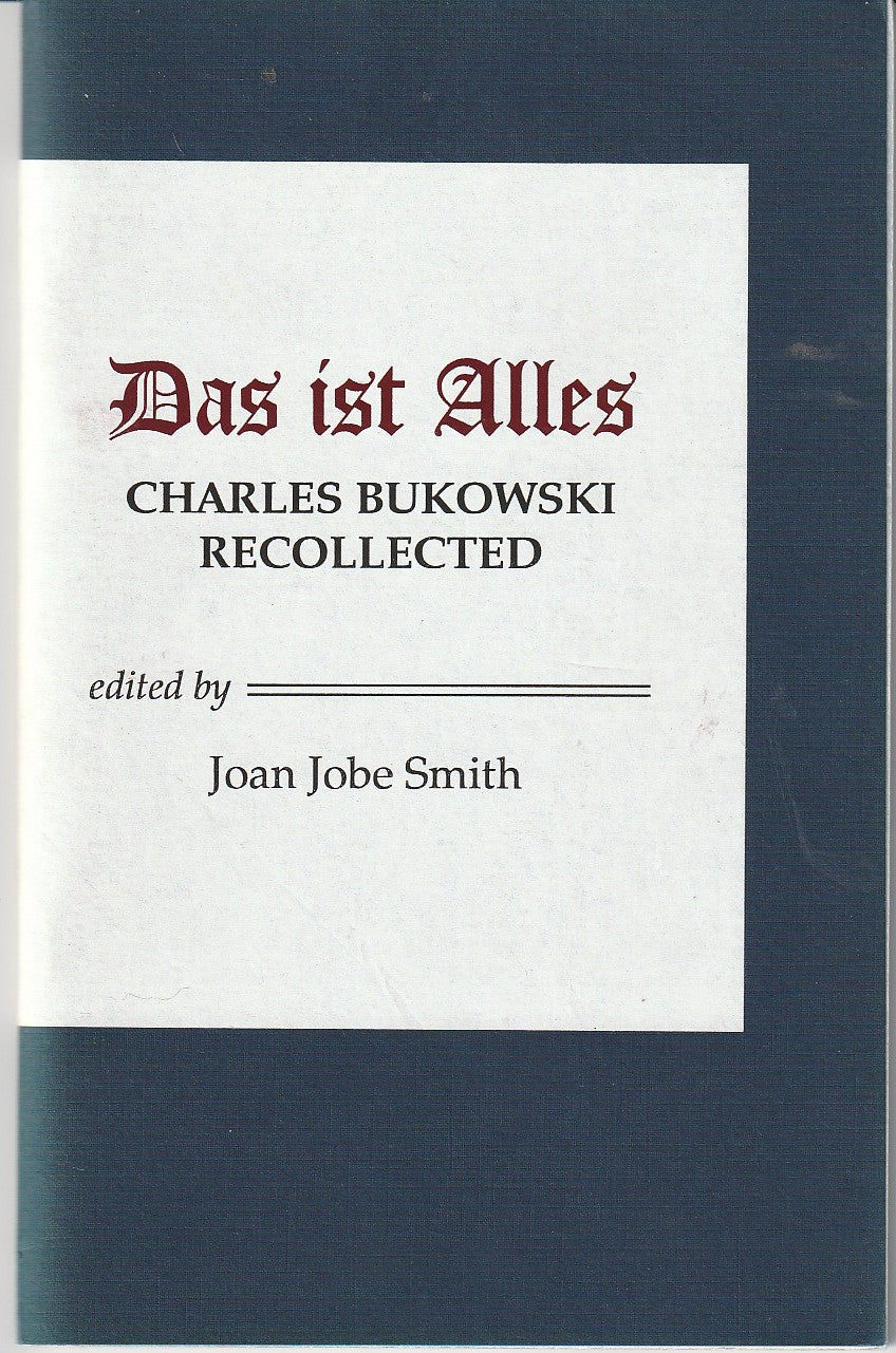 First, Limited Edition (#162/200) Drawings Plus Two Uncollected and Seven First Appearance Charles Bukowski Poems