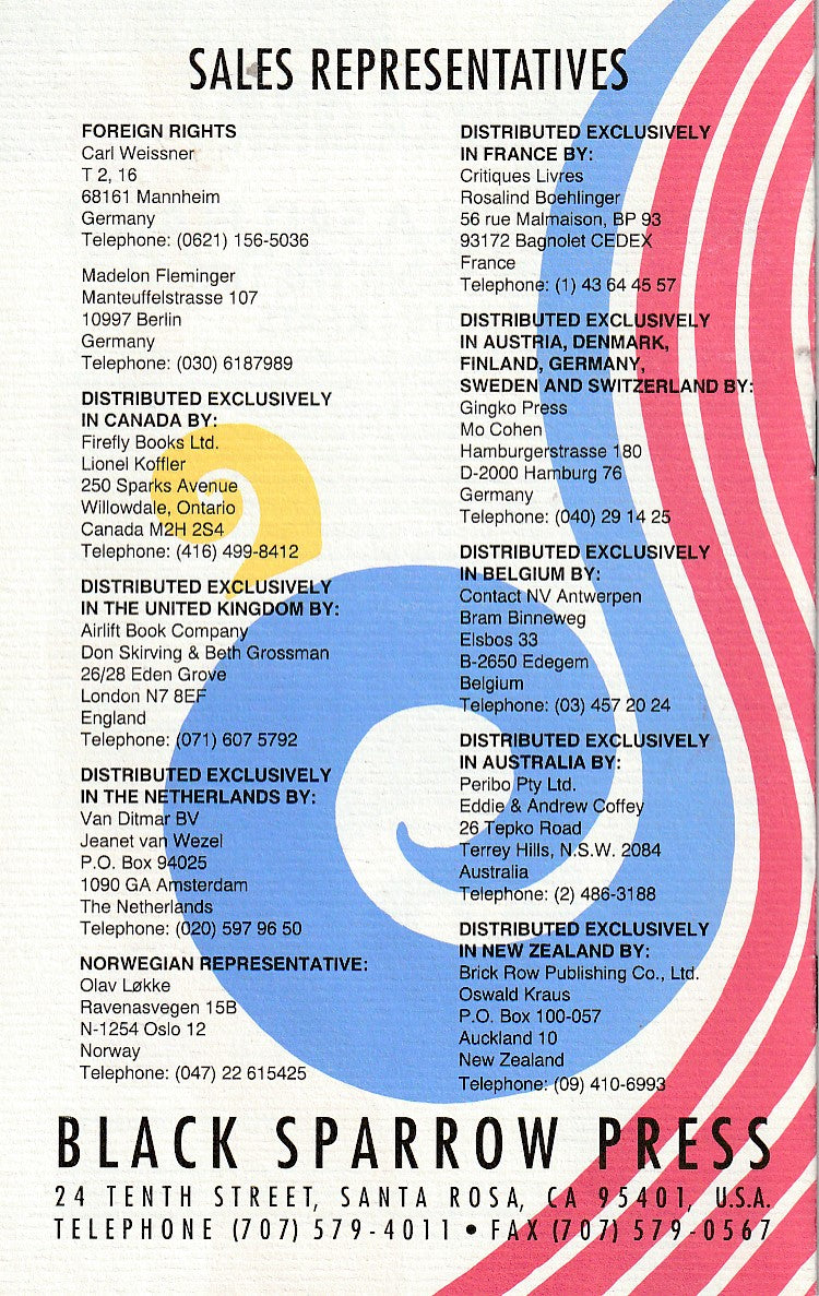 PULP: Advance Review Copy w/ Broadside & Annoucement by Charles Bukowsk