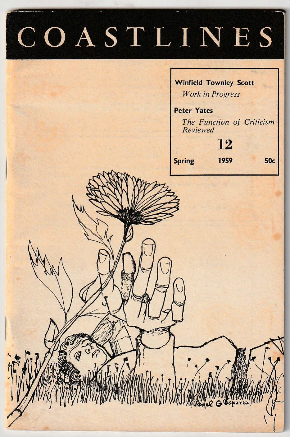 Coastlines 12: Signed by Charles Bukowski (1959)