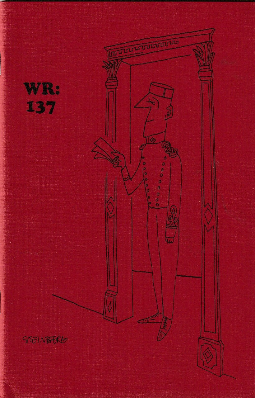 Wormwood Review 137 #295/700 — 3 Poems by Charles Bukowski