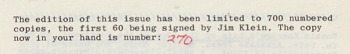 Wormwood Review 87 #270/700 -- Three Uncollected Poems (Four Total) by Charles Bukowski