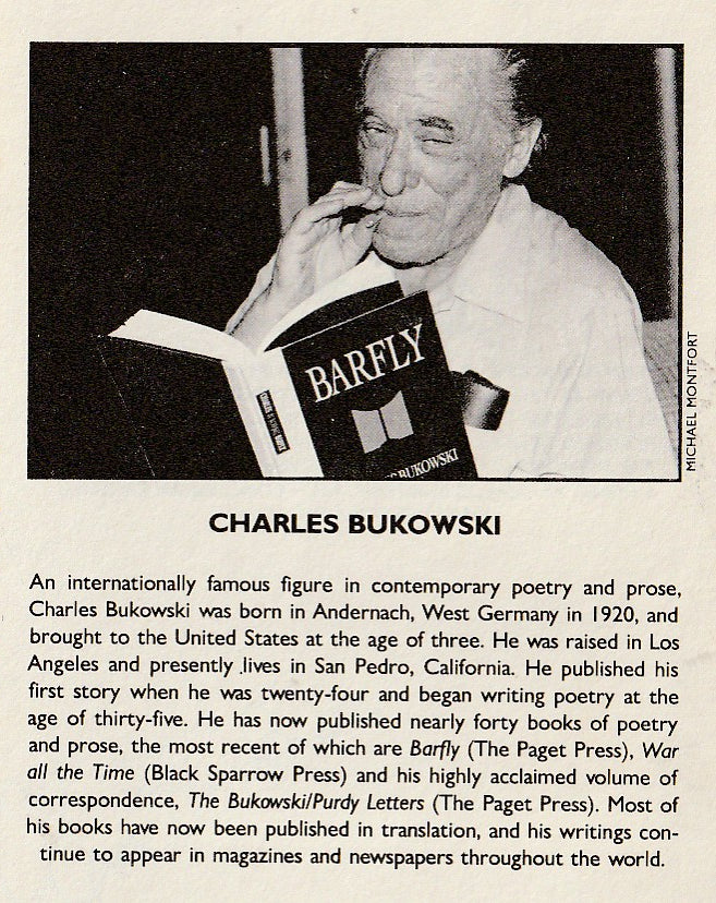 The Day It Snowed In L.A (#166/200): Signed by Charles Bukowski