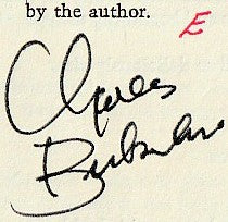 The Last Generation – Letter E -- Signed by Charles Bukowski (1982)